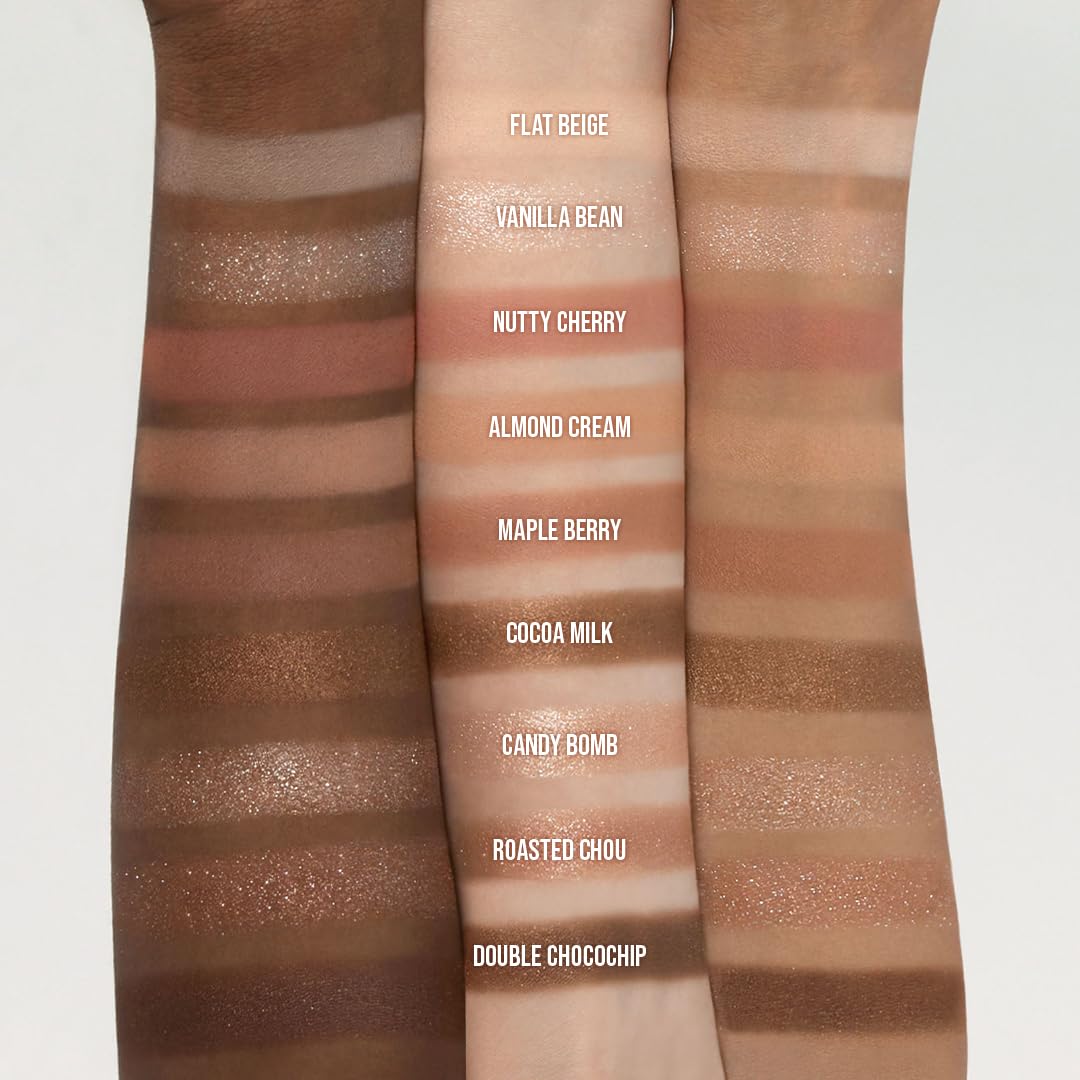 dasique Shadow Palette #21 Almond Vanilla l Vegan, Cruelty-Free l 9 Blendable Shades in Smooth Matte and Shimmer Finishes with Gorgeous Pearls