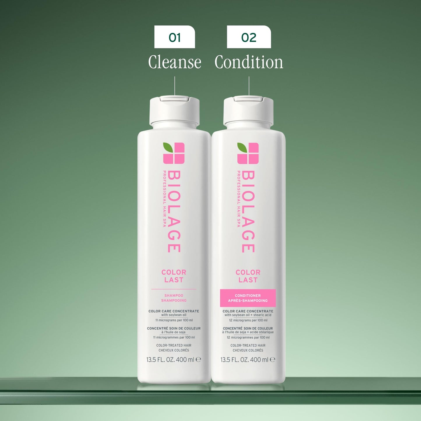 Biolage Color Last Shampoo - For Color-Treated Hair, Nourishes, Strengthens, Hydrates and Adds Shine, Soybean Oil & Stearic Acid, Paraben & Mineral Oil-Free, Vegan, 13.5 Fl Oz