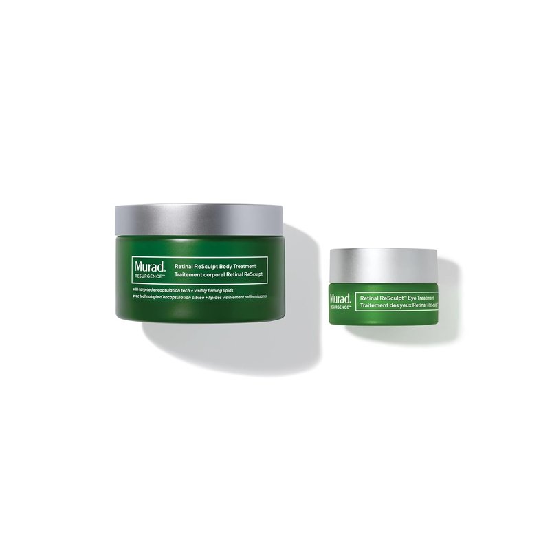 Murad Retinal Body & Eye Combo | ReSculpt Treatments for Crepey Skin, Cellulite & Wrinkles - Set of 2