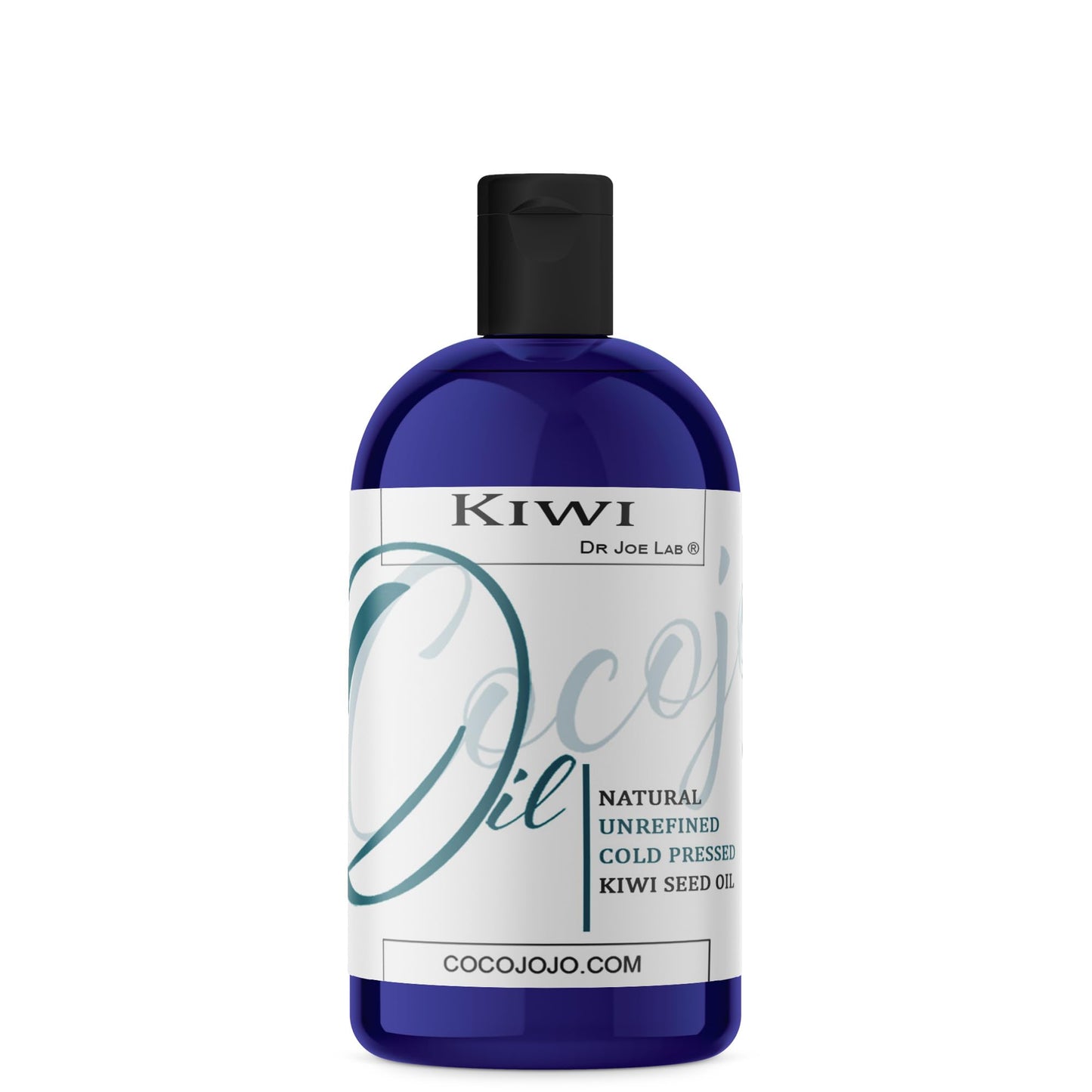 Dr Joe Lab Kiwi Seed Oil 16 oz Pure Natural Cold Pressed Unrefined Extra Virgin Kiwi Oil - for Hair Skin Body Nail and Beard - Moisturizing, Soothing, Hydrating, & Nourishing