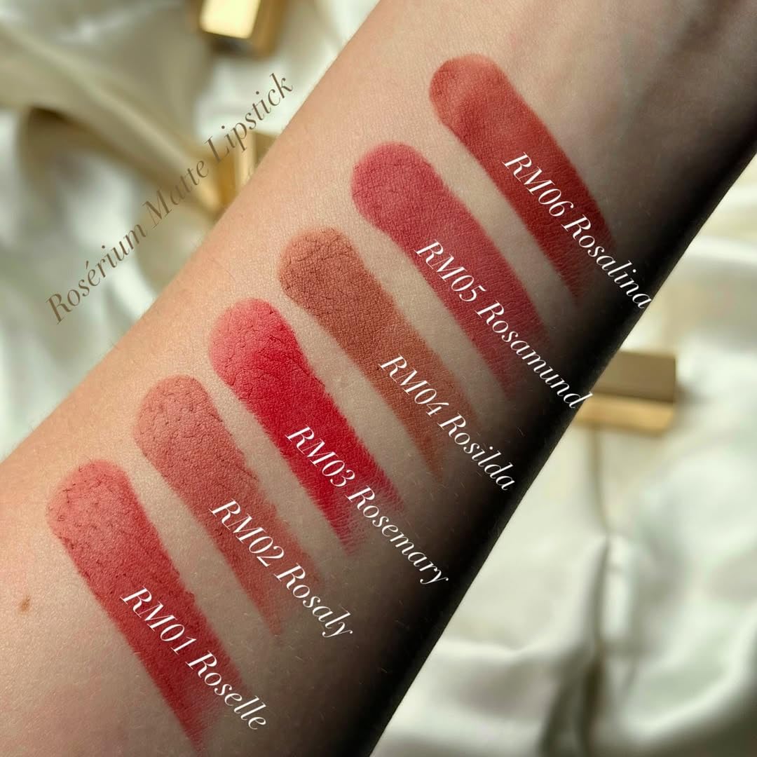 Oulac Nude Matte Lipsticks for Women Set, Silky Velvet Matte Lipstick, Soft Smooth Texture, High Impact Lip Color, Not Dry Lightweight Formula Infused with Vitamin E, Vegan RM02+04+06