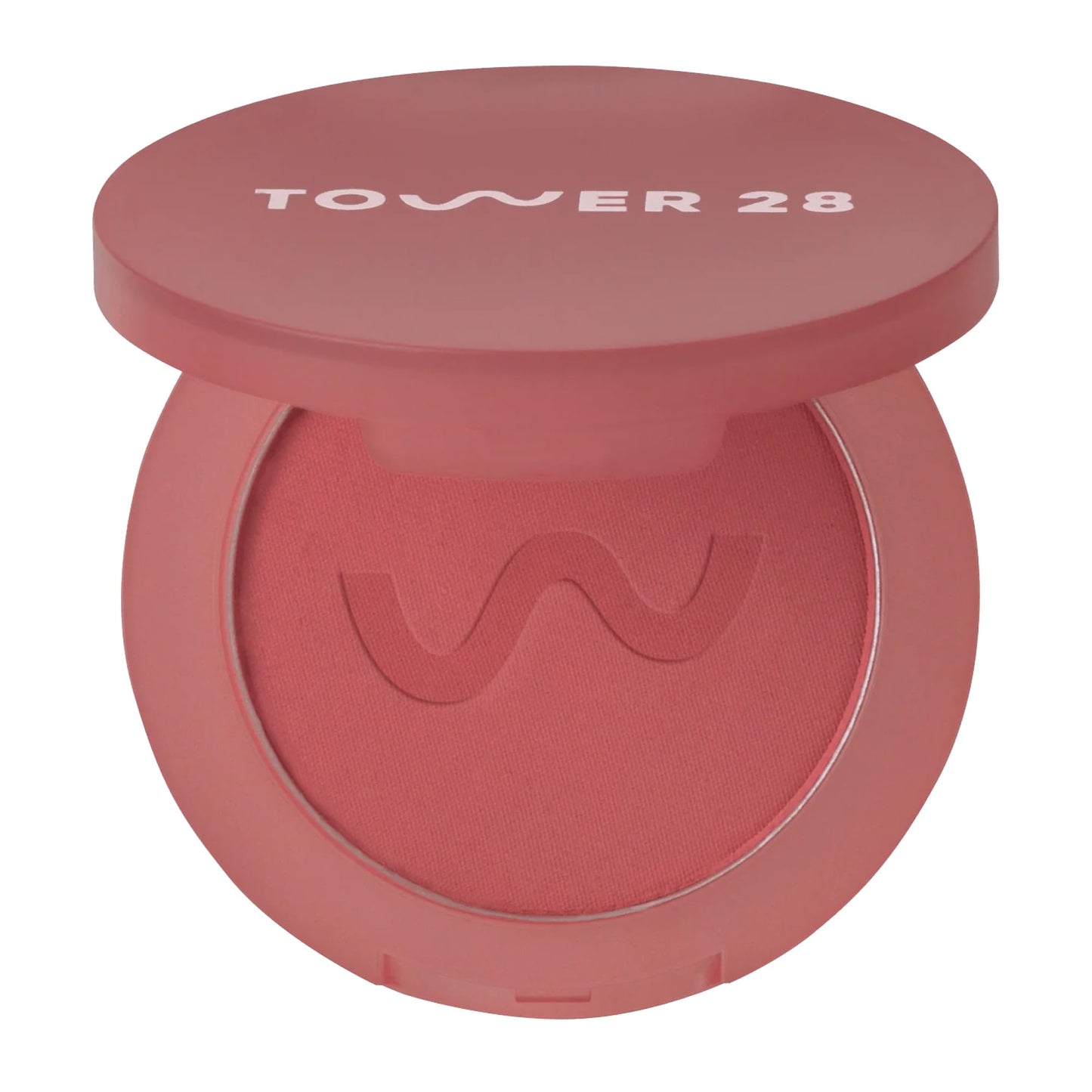 Tower 28 GetSet Matte Powder Blush for Cheeks - 12-Hour Setting Blush Powder for Smooth, Blurred Skin - Talc-Free, Sweat-Proof Face Blushes - Makeup for Sensitive Skin - Sawtelle Slushie (1.13 oz)