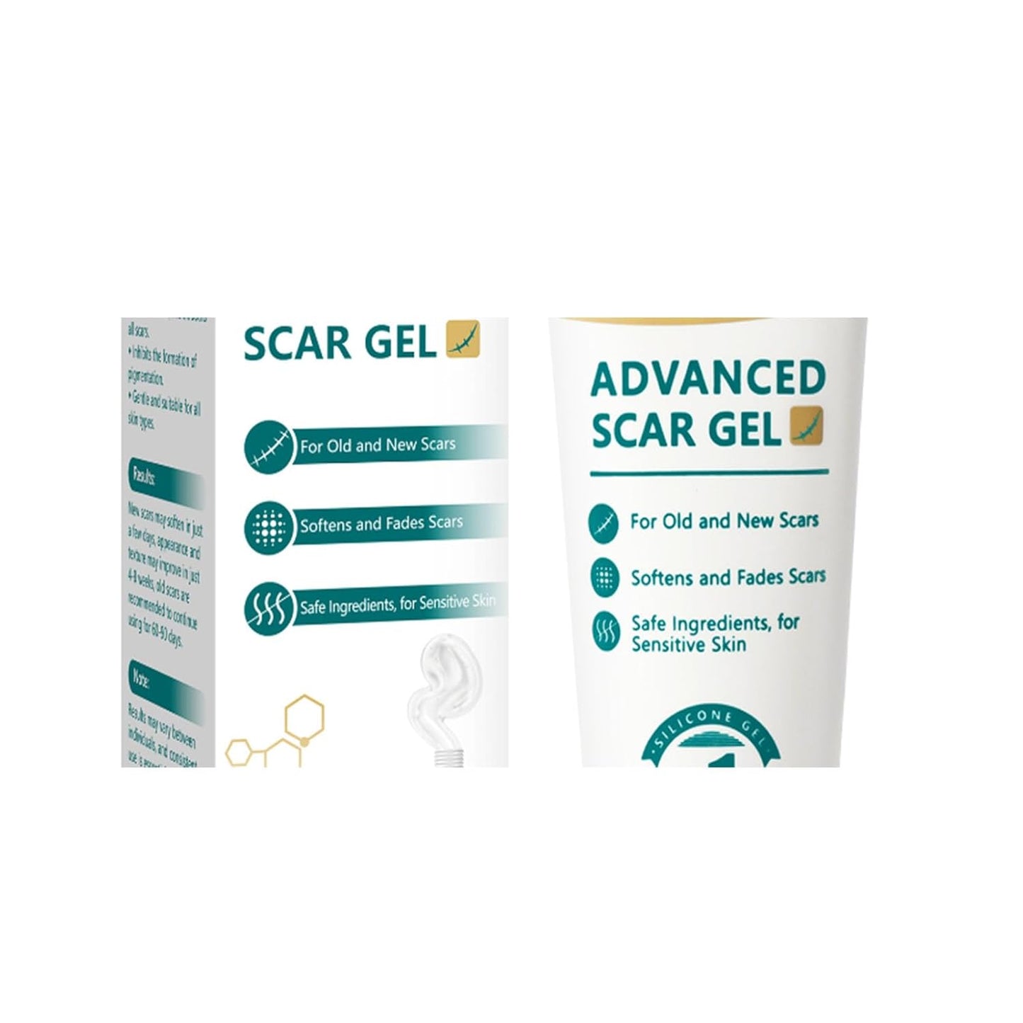 Pumkot Advanced Silicone Scar Gel - Professional Scar Removal Cream for Surgical & Stretch Marks | 1.7 oz (50g)