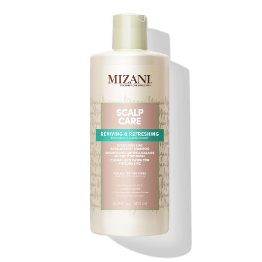 Mizani Scalp Care Dandruff Shampoo | Pyrithione Zinc | Cleanses Hair & Scalp | For Curly Hair | 16.9 Fl Oz