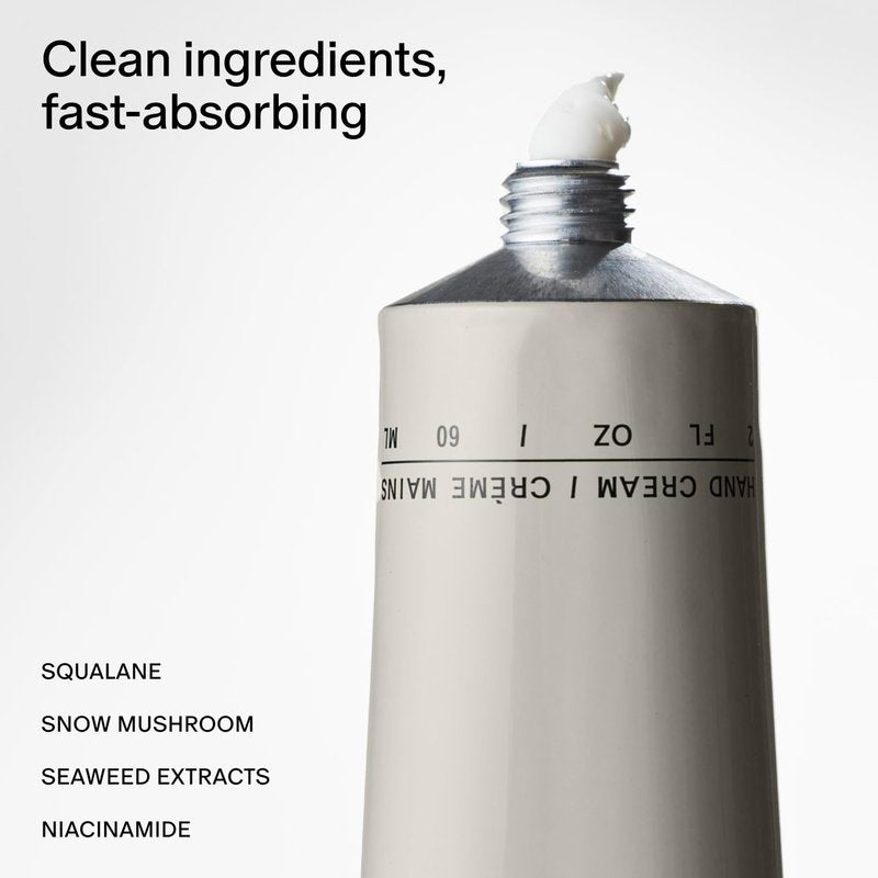 Salt & Stone Hand Cream for Women & Men | Hydrates, Nourishes & Softens Skin | Restores Dry Cracked Hands | Fast-Absorbing | Cruelty-Free & Vegan | Santal & Vetiver 2 fl oz