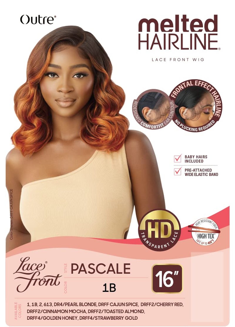 Outre Lace Front Wig - Melted Hairline – PASCALE (OFF BLACK 1B)