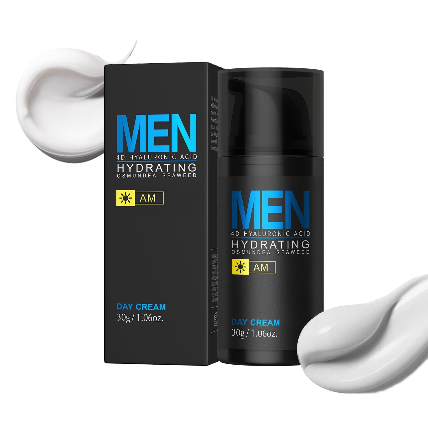 MIESCHER Men Hydrating Night Cream, Daily Moisturizer with Collagen & Retinol, Oil Control, Firm & Lift Hydrating Cream for Face & Body, Reduce Fine Lines, Strengthen Skin Barrier, 1.06 oz.