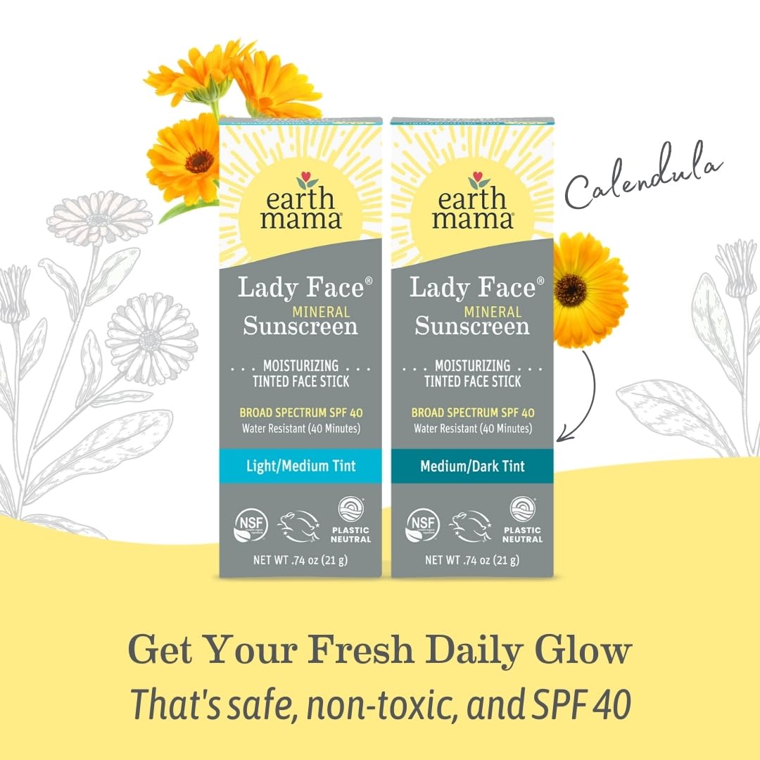 Lady Face Tinted Mineral Sunscreen Stick SPF