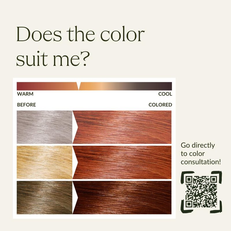 Auburn Red Natural Hair Color - Strong, Deep Red to Rich Mahogany - 3.5 oz Natural Formula