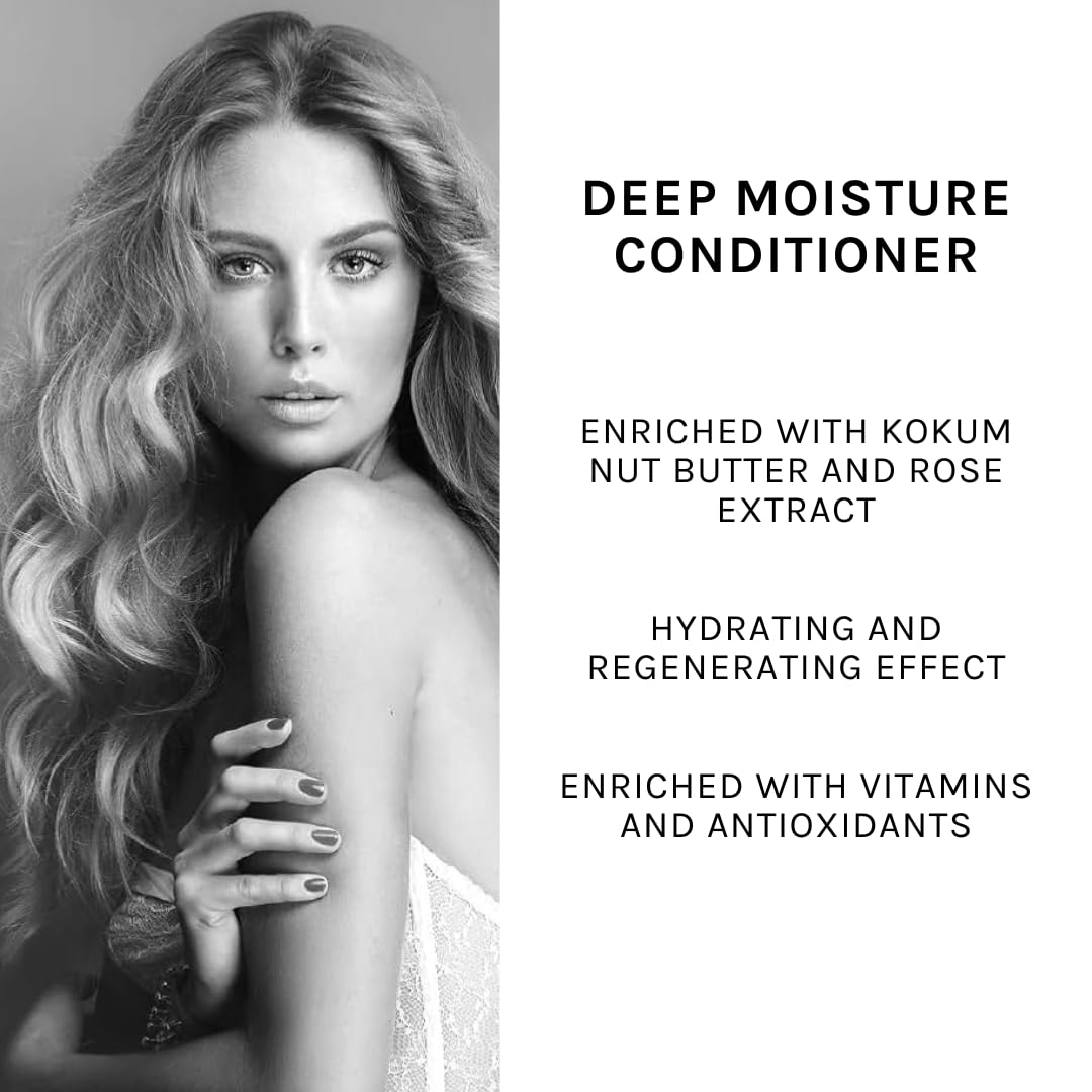 Ph Labs Deep Moisture Conditioner - Deep Conditioner for Dry Damaged Hair - Softens, Smooths and Rejuvenates to Tame and Renew Hair Moisture - 1000ml