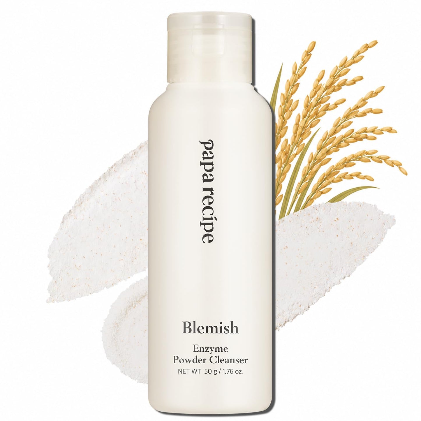 Papa Recipe Blemish Enzyme Powder Cleanser (1.7oz/50g) – Travel-Friendly Korean Powder-to-Foam Face Wash, Rice Powder for Radiant-Looking Skin, Gentle Exfoliation, Smooth Texture & Pore Care
