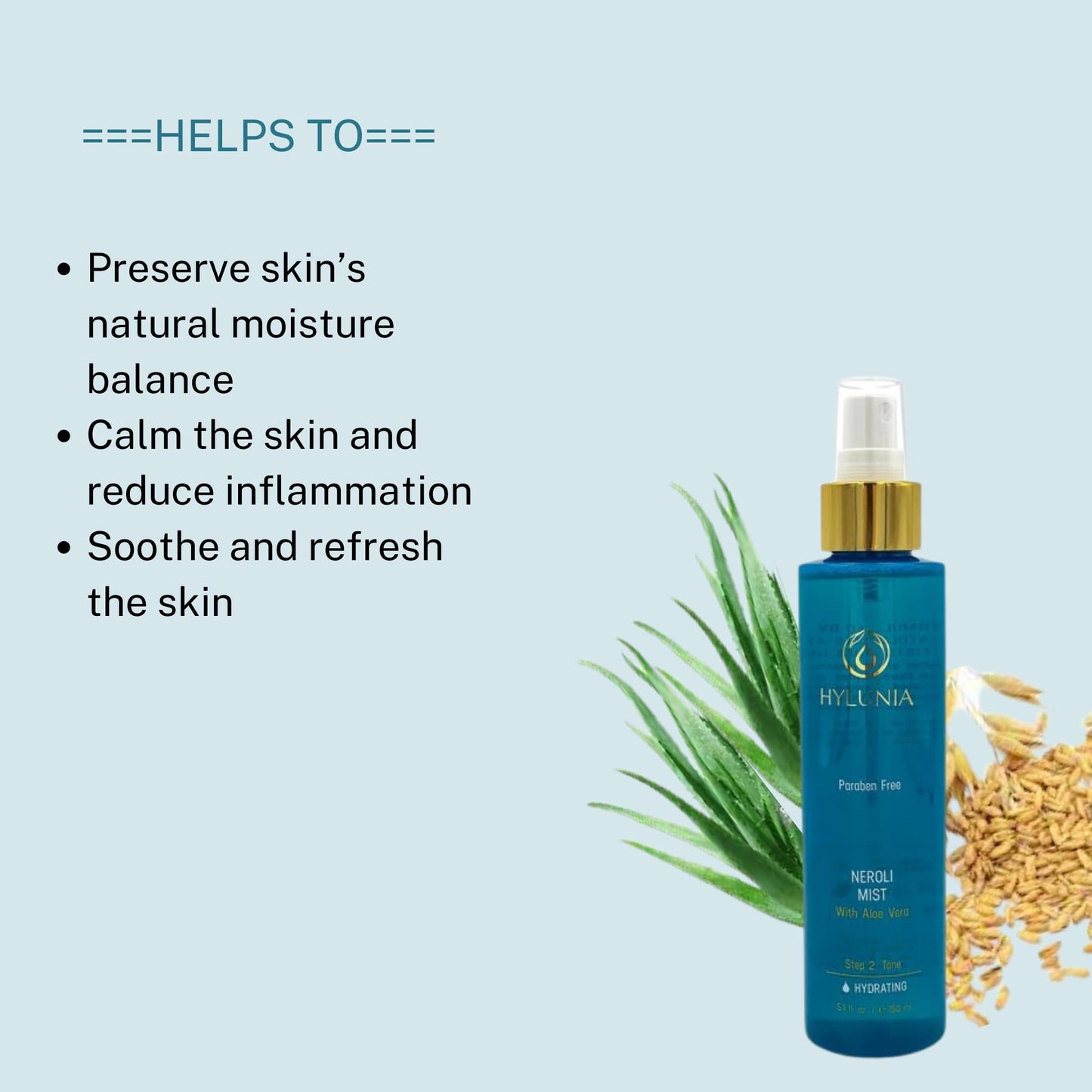 Hylunia Neroli Mist Instant Moisturizing Spray