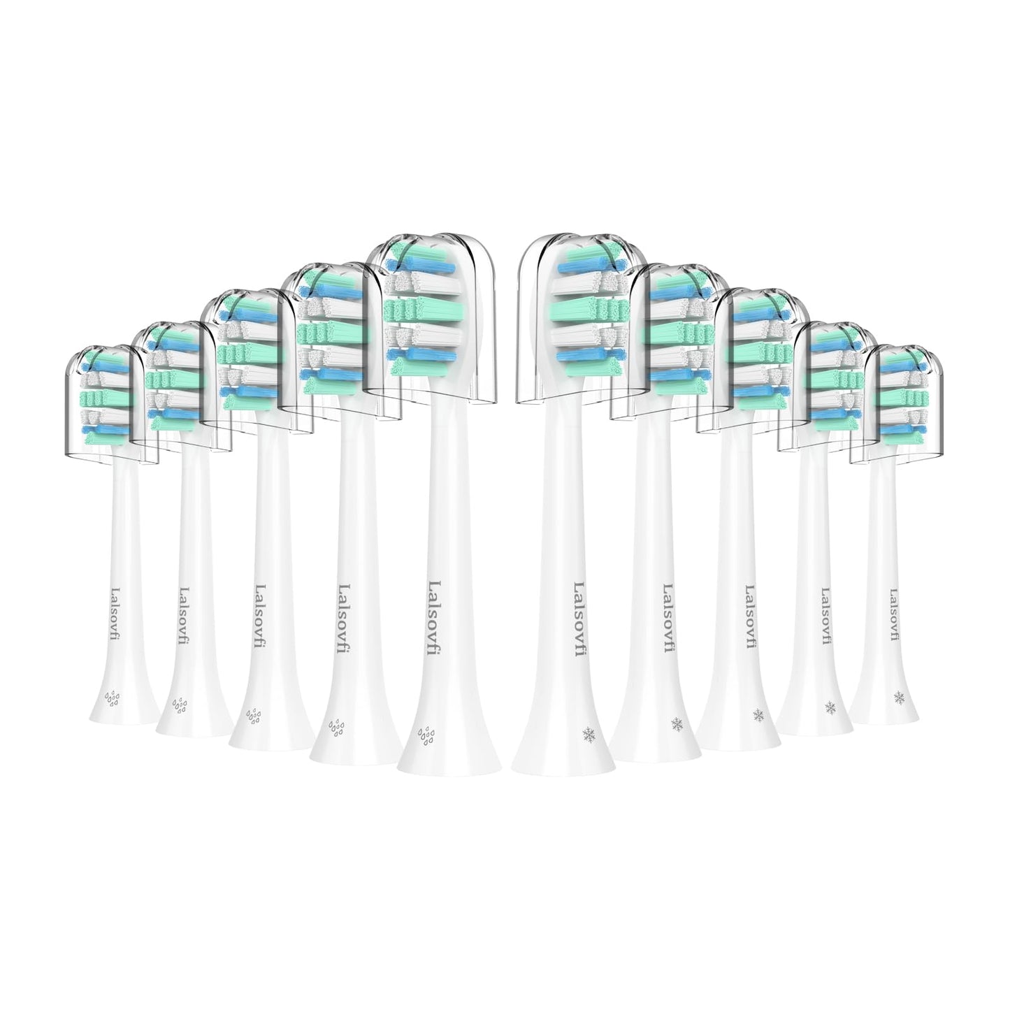 Replacement Toothbrush Heads for Philips Sonicare Replacement Heads, Electric Replacement Brush Head Compatible with Phillips Sonicare Electric Toothbrushes C2 4100, 10 PCS