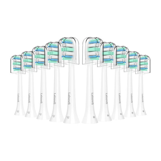 Replacement Toothbrush Heads for Philips Sonicare Replacement Heads, Electric Replacement Brush Head Compatible with Phillips Sonicare Electric Toothbrushes C2 4100, 10 PCS