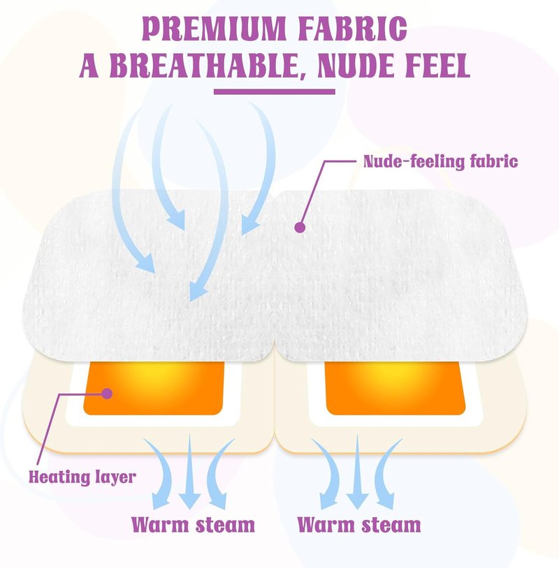Steam Eye Masks - 100 Pcs Self-Heating Disposable Warm Compress for Home, Office & Travel | Relaxation Supplies