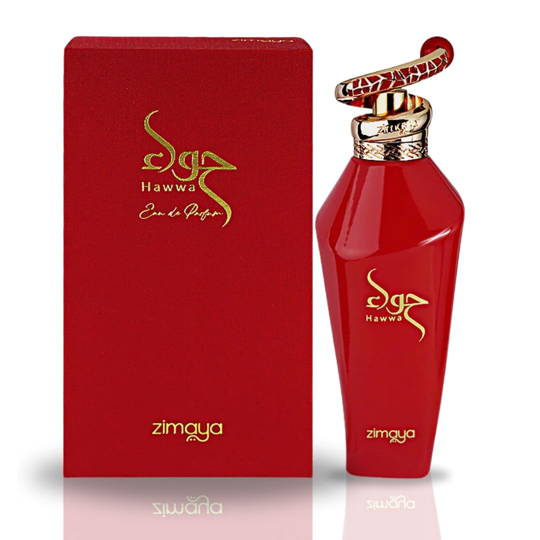Zimaya Hawwa Red Pour Femme Eau De Parfum, 3.4 Fl. Oz