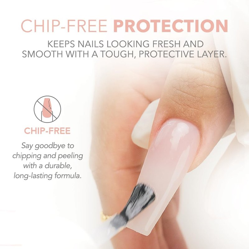 KIARA SKY Acrylic Primer & Top Coat Duo - Long-Lasting Nail Enhancement Set