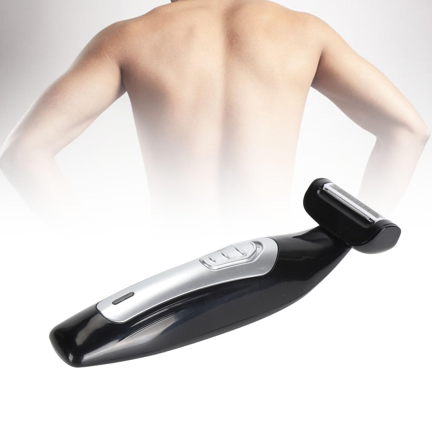 Yunir Back Shavers for Men, Men Electric Body Grooming Trimmer kit for Arm Beard Back, Adjustable Removable Handle with Extreme Reach, Wet Dry Shaving Men Back Groomer