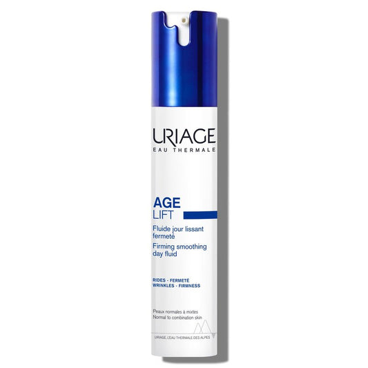 Uriage Age Lift Firming Smoothing Day Fluid, Anti-Aging Fluid with Retinol, Hyaluronic Acid & Rose Fruit Extract that Reduces the Appearance of Fine Lines and Wrinkles