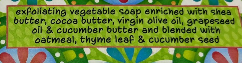 Greenwich Bay Trading Co. Garden Shea Butter Soap Bars - Cucumber & Freesia | 6.4 Ounces, 3-Pack