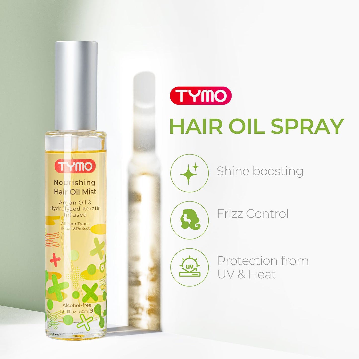 TYMO Heat Protectant Spray Hair Oil Spray