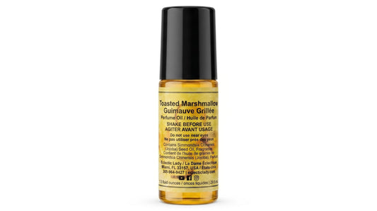 Toasted Marshmallow Perfume Oil, 1.0 Oz Portable Roll-On Fragrance