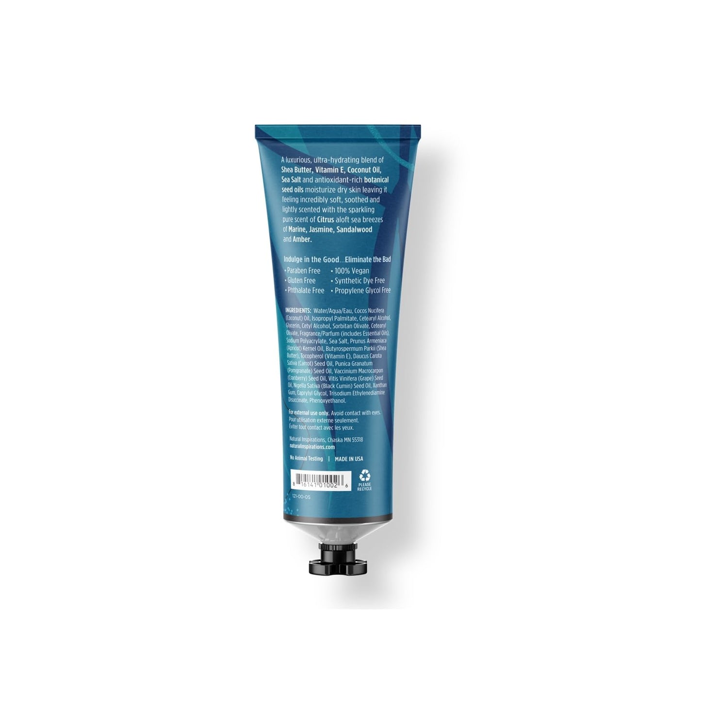 Natural Inspirations Sea Salt Citrus Ultra-Hydrating Hand Crème 3.4oz