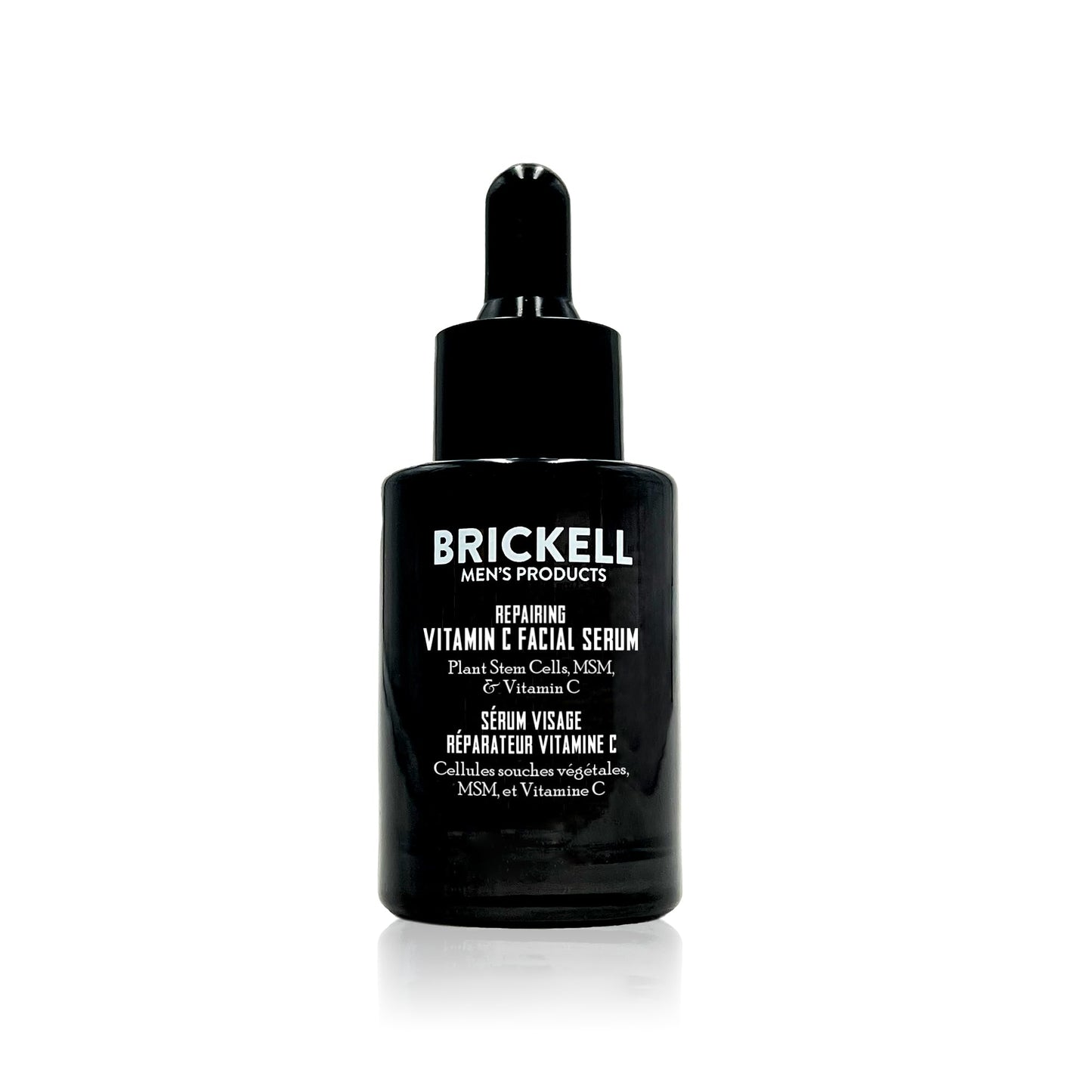 Brickell Men's Anti Aging Serum For Face, Repairing Night Facial Serum for Men, With Vitamin C, Hyaluronic Acid, and Green Tea to Diminish Wrinkles and Reduce Redness, 1 Ounce, Scented