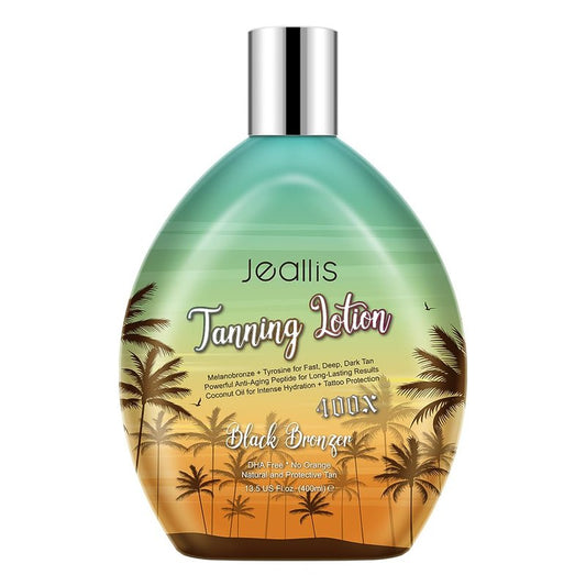 Extreme Dark Tanning Lotion - Indoor & Outdoor Bronzer with Tattoo Protection | DHA Free, 13.5oz