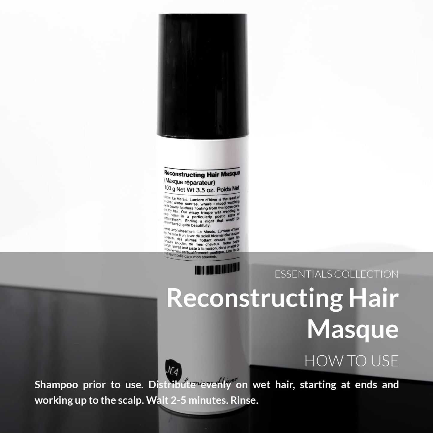 Number 4 Hair Mask for Damaged Hair, Deep Conditioner, Reconstructing Hair Masque, 3.5 oz