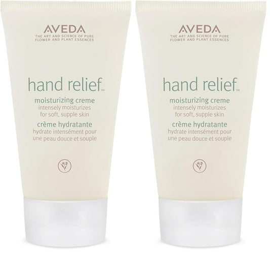 Aveda Hand Relief Moisturizing Creme - Rich Hand Cream with Andiroba Oil | 4.2 Fl Oz (Pack of 2)