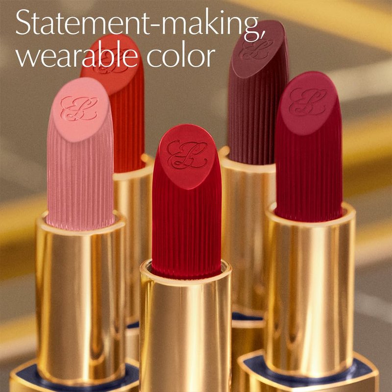 Estée Lauder Pure Color Long-Lasting Matte Lipstick for Women with Matte Finish | Plumping & Nourishing, 0.12 Ounce, Refill, 699 Thrill Me
