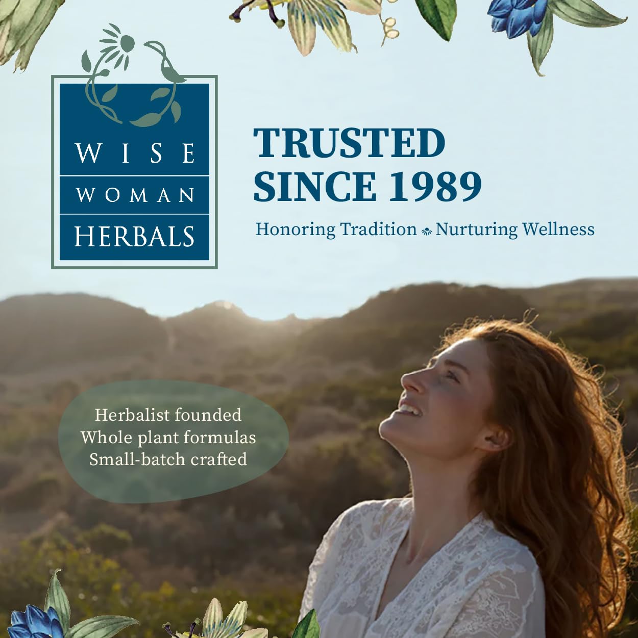 Wise Woman Herbals All-Purpose Salve, Herbal Balm with Calendula & Comfrey, Soothes Dry, Irritated Skin, Postpartum Skin Care, Nourishing Skin Support for All Ages, Non-GMO, 2 oz Jar