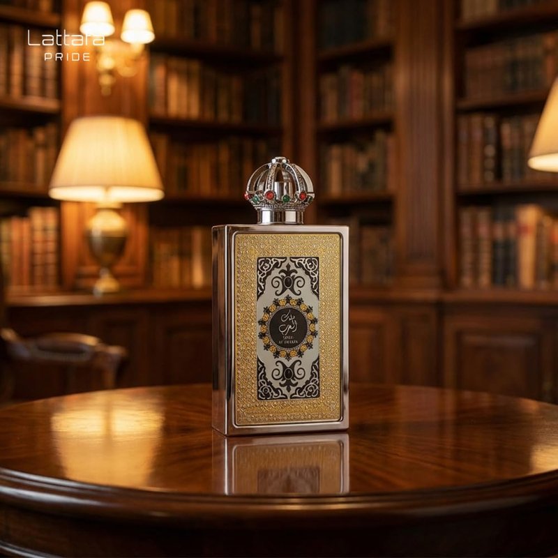 Lattafa Pride King of Arabia Eau de Parfum Spray | Long-Lasting Citrus Fruity Woody Leather Scent for Men - 3.4 oz / 100 ml