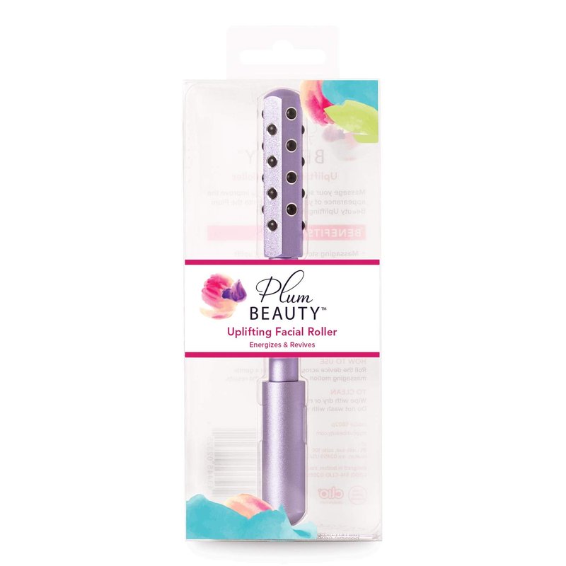 Plum Beauty Uplifting Facial Roller, Massaging Stones revive Skin, Face Massager Beauty Roller, Skincare Wand for Skin Tightening & Firming
