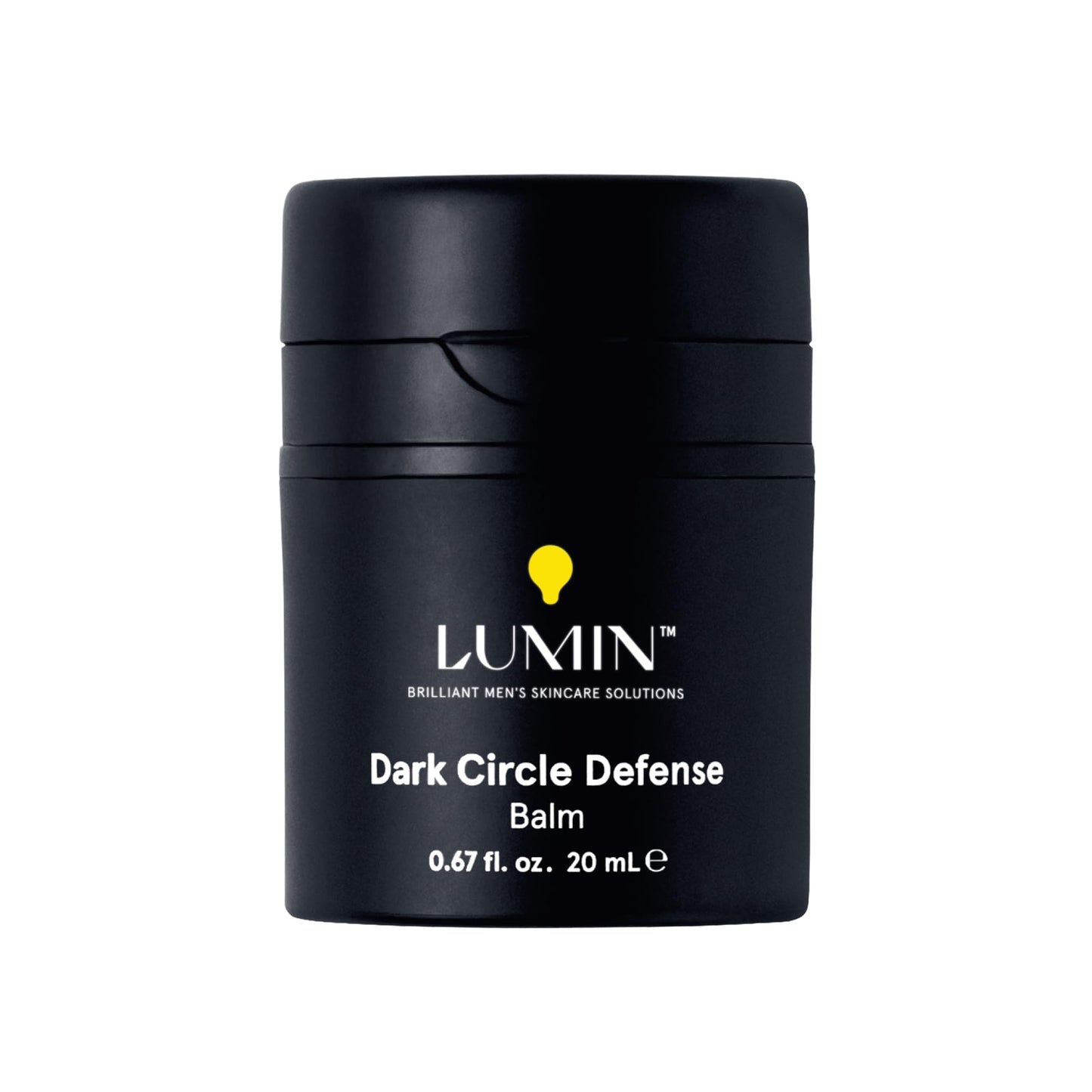 Lumin Men’s Dark Circle Defense Balm – Hydrating Eye Cream with Caffeine & Niacinamide, Korean Skincare for Men, Reduces the Look of Puffiness, Fine Lines & Dark Circles, Daily & Night Use, 20ml