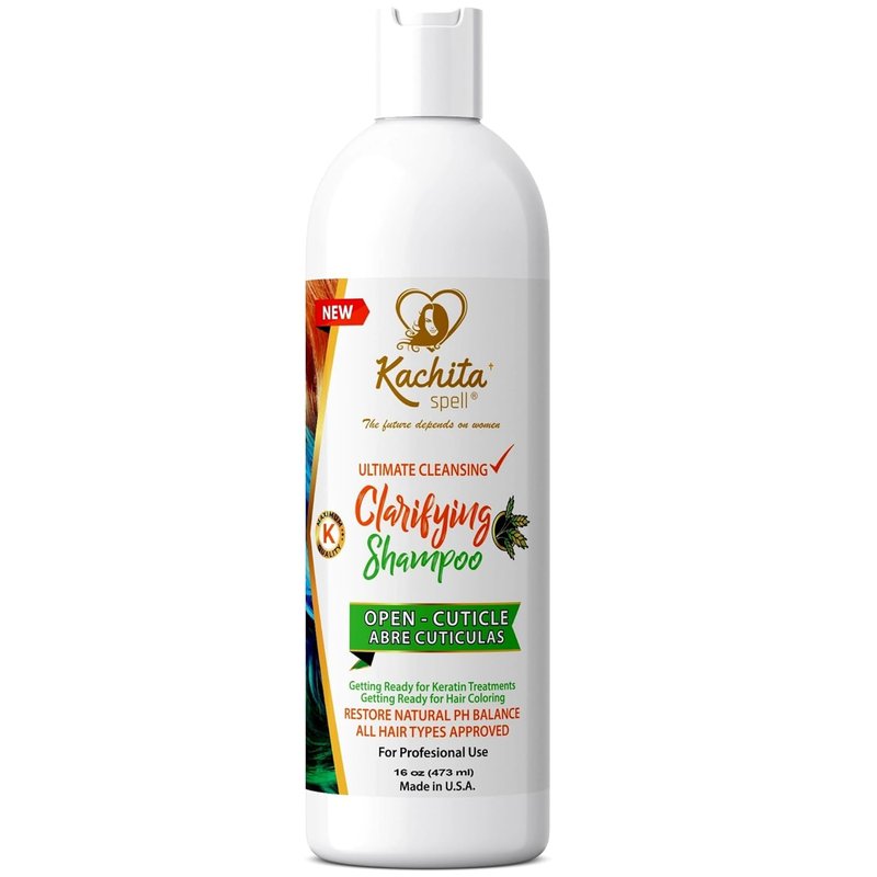 Kachita Spell Clarifying Shampoo - Deep Cleansing Detox Formula, Sulfate-Free | 12 oz