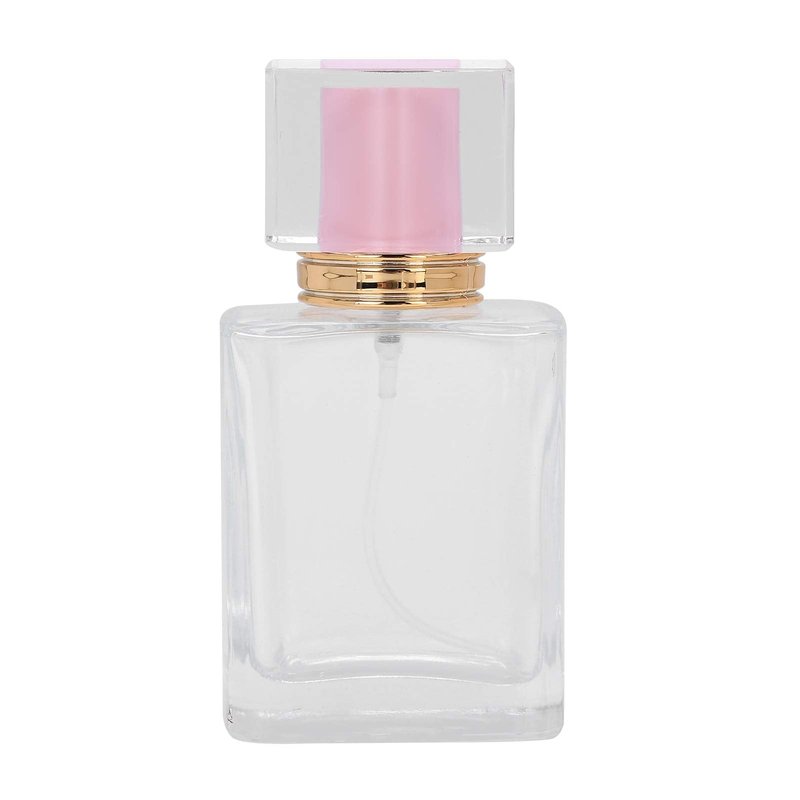Sonew 6PCS 50ml Glass Spray Bottles, Refillable Perfume Bottles Perfume Mist Atomizer Dispenser Empty Bottle, Clear Glass Empty Spray Container for Home Travel and Salon Use
