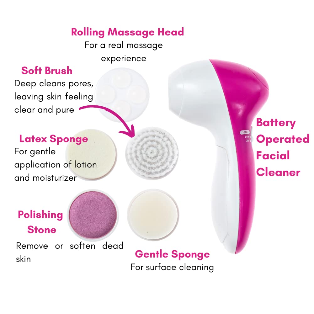 Hot Focus Kids Spa For Girls Toys Day Spa Kit - Kids Playset Deluxe Set With Facial Cleanser Machine Headband Mud Mask