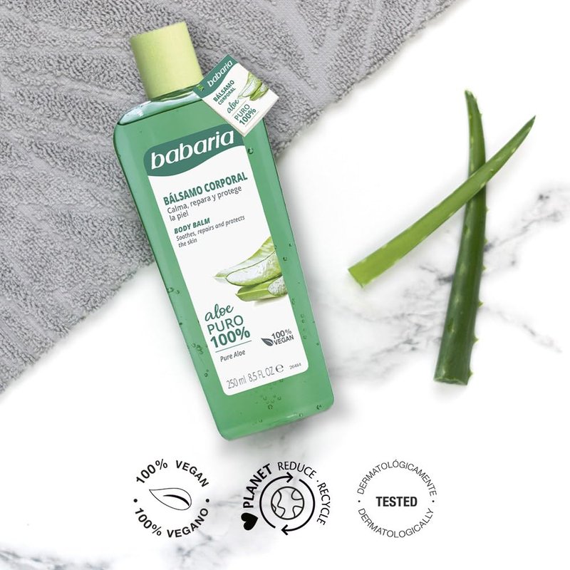 Babaria Reparative Balsam 100% Natural Aloe Vera - 250ml