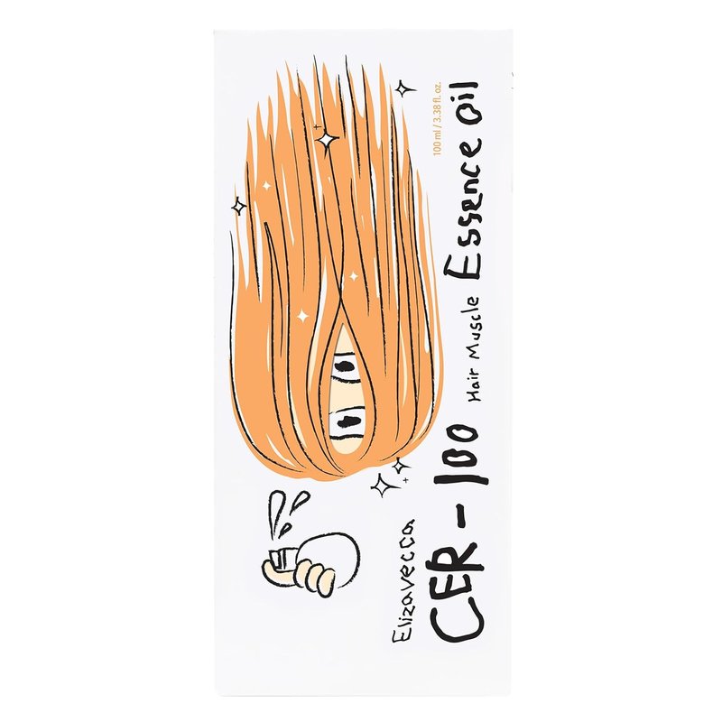 Elizavecca CER-100 Hair Essence Oil - Leave-In Treatment for Dry Hair Growth | 100ml K-Beauty Solution