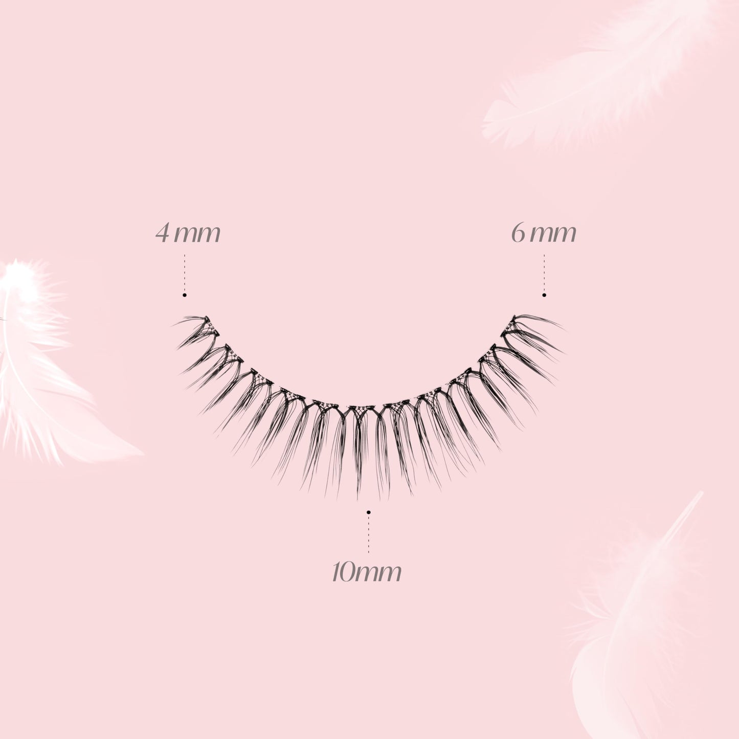 EYEME Cutting Eyelash NO.W36 – 5 Set Pack, Makeup Artist’s Pick! W-Cut Cluster Lashes with Short Front & Longer Center for a Natural, Deep Eye Look, Flexible & Lightweight, Glue Not Included, K-Beauty