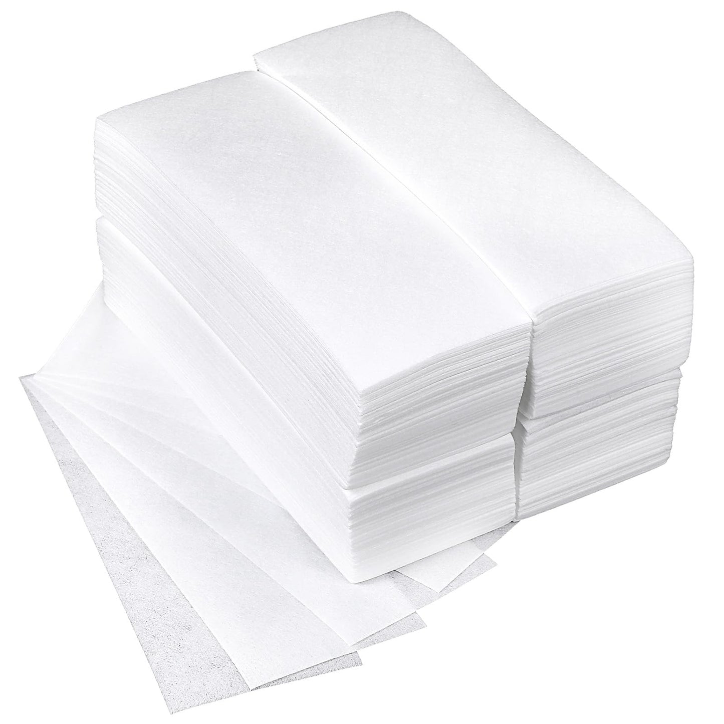 1200Pcs Large Non Woven Wax Strips Bulk- 7.87 x 2.75 Inch Body and Facial Hair Removal Waxing Strip - Soft Waxing Paper Sheets for Arm Leg Underarm Face Eyebrow Armpit Chest Back and Bikini