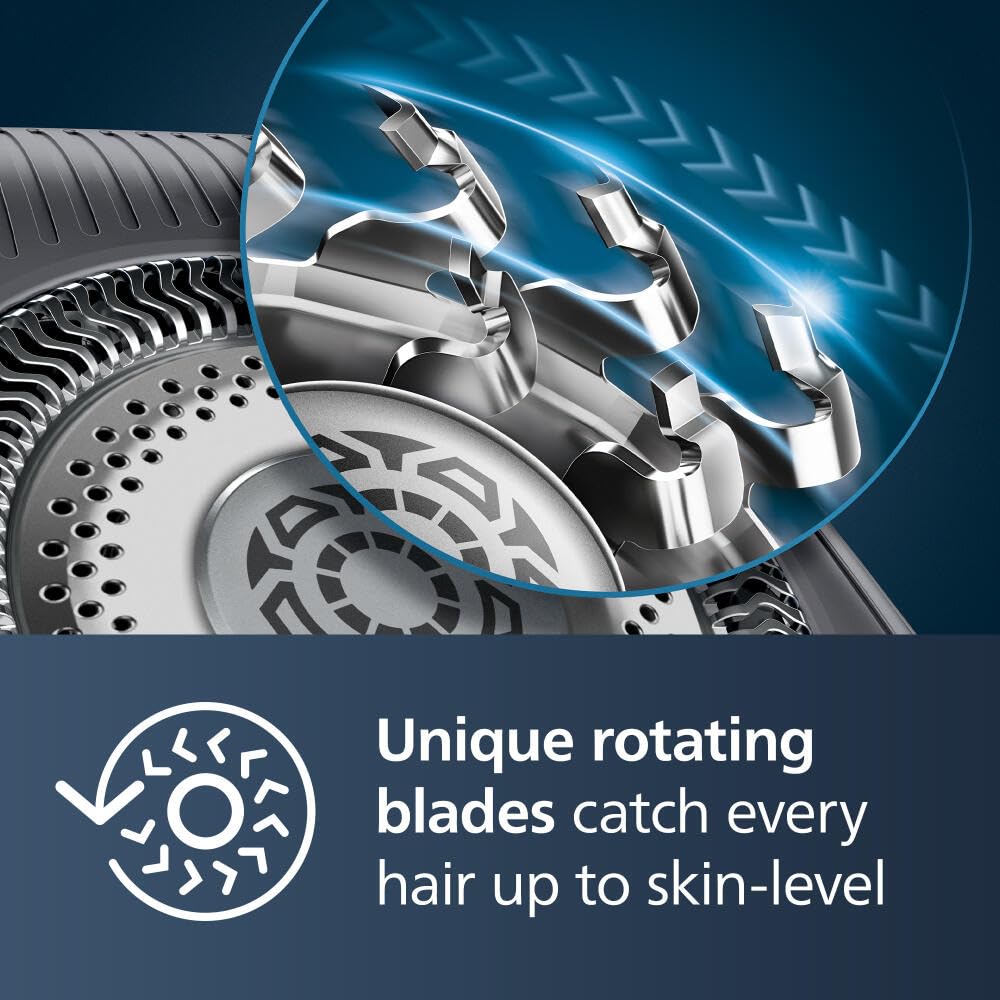 Norelco 9400 Rechargeable Wet Dry Electric Shaver with SenseIQ