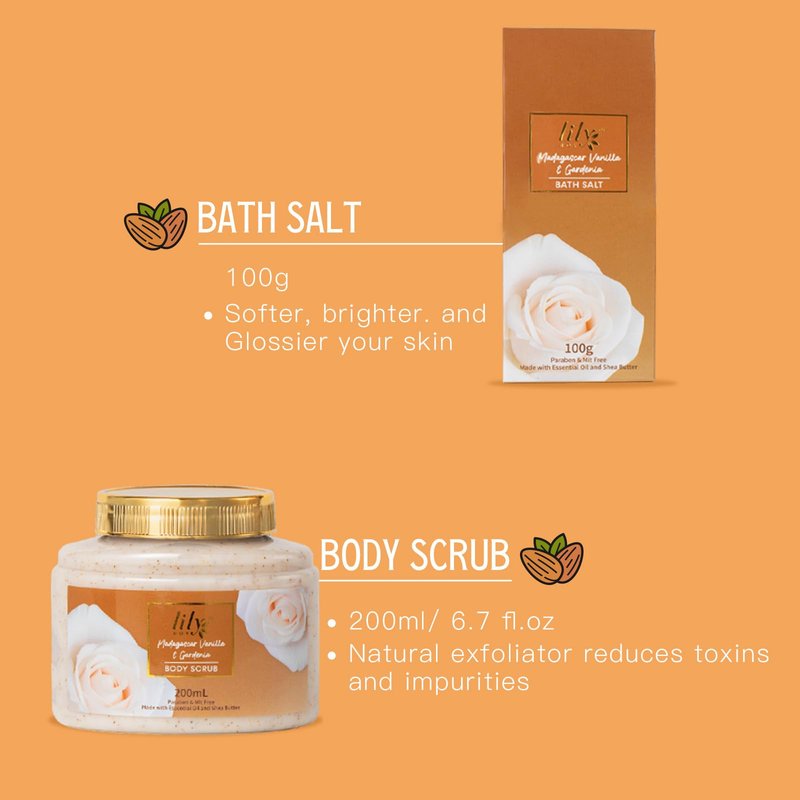 Gifts for Women, Birthday Gift, Spa Gift Basket for Women - 10-Piece Vanilla Bath and Body Gift Set for Women, Mothers Day Gift Basket for Mom, Spa Kit, Self Care | Gifts for Valentines Day, Christmas