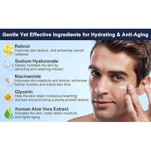 Skin Care for Men,Hydrate,Firm,Anti-Aging & Wrinkle 5Pcs Facial Skin Care Routine Kit Set,Mens Christmas Gifts Stocking Stuffers Secret Santa Gift for Men Him Dad Boyfriend Husband Birthday Valentines