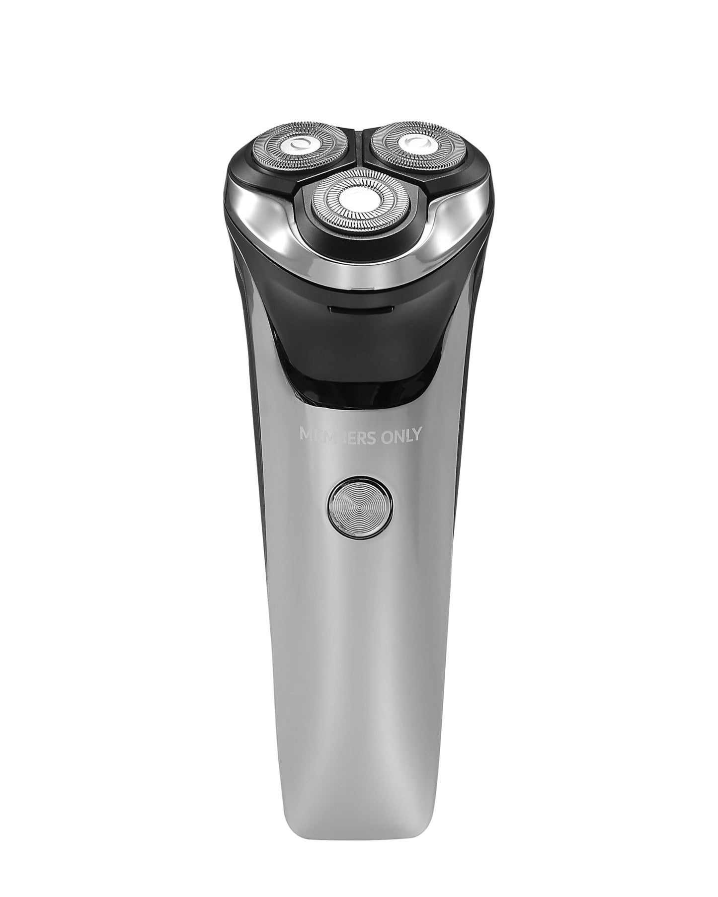 Members Only Foil Shaver, Lithium Metallic Cordless 2 Blade Electric Shaver, Precision Contouring, Pop-up Trimmer, LED Display, Waterproof Design (IPX6), USB Rechargeable