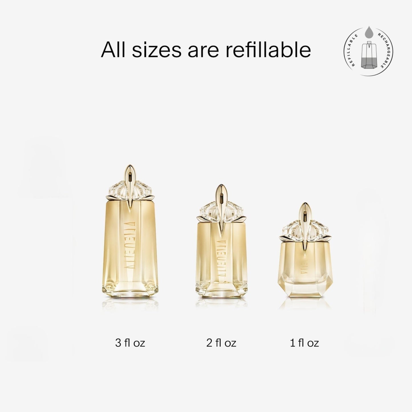 Mugler Alien Goddess - Eau de Parfum - Women's Perfume - Floral & Woody - With Bergamot, Jasmine, and Vanilla - Long Lasting Fragrance - 1.0 Fl Oz