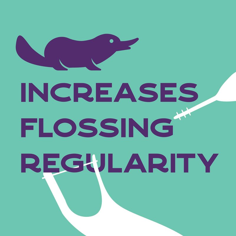 Platypus Orthodontic Flossers for Braces, 40 Count (Pack of 1), Ortho Picks for Adults & Kids, Fits Under Arch Wire, Non-Damaging, Encourage Flossing Habits