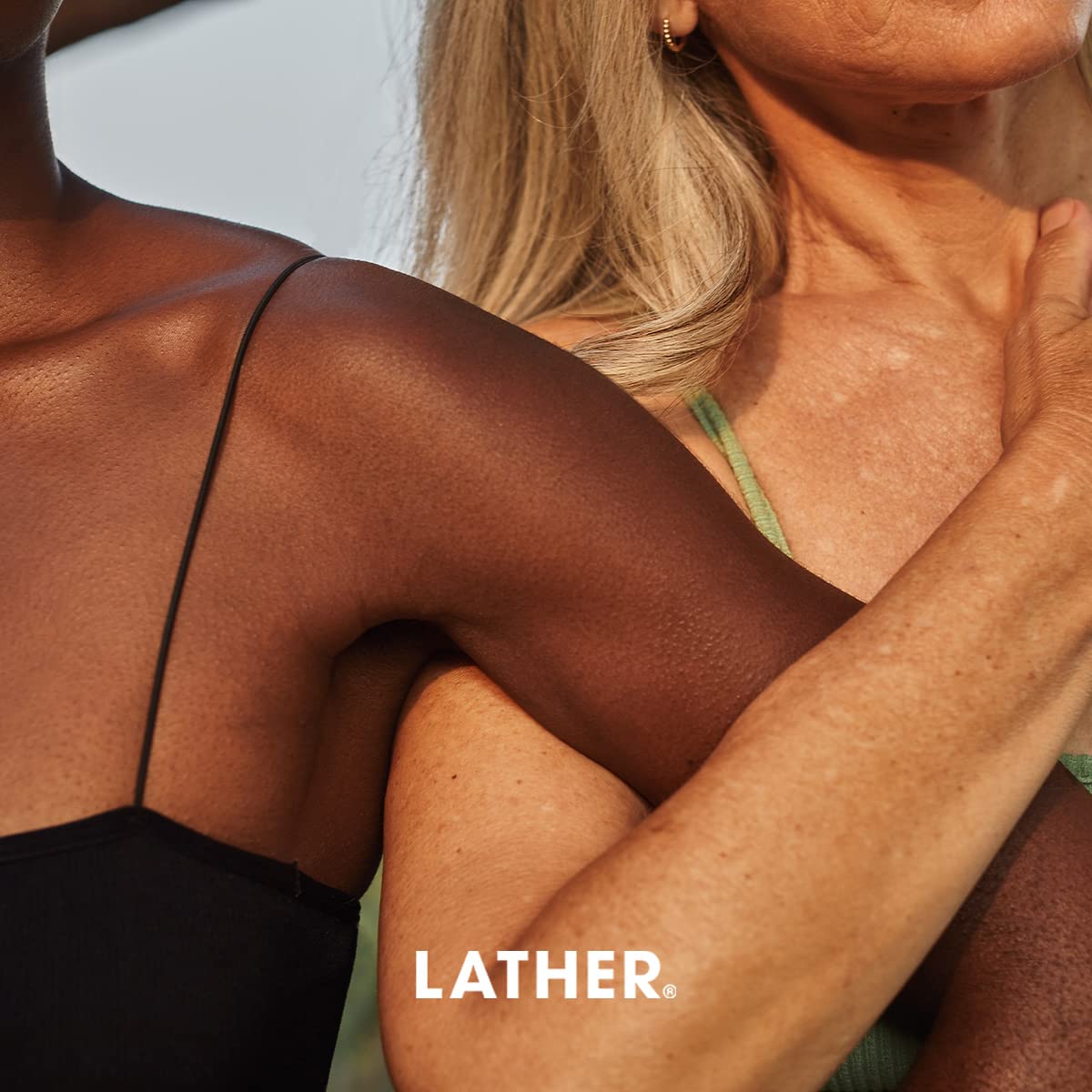 LATHER Lavender Lime Body Wash + Lavender Lime Moisturizer | Aromatherapy Skin Care with Essential Oils
